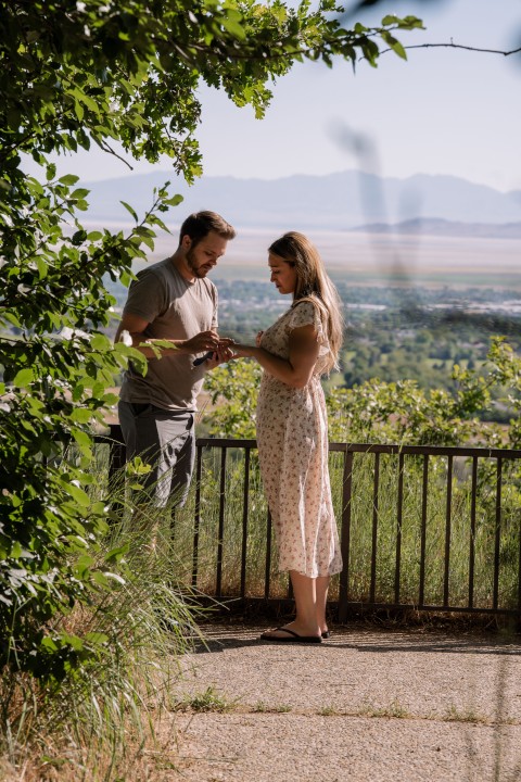 Engagement photo — Utah