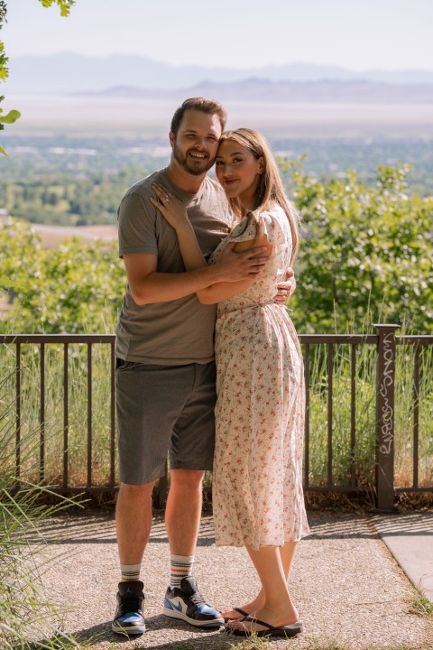 Engagement photo — Utah