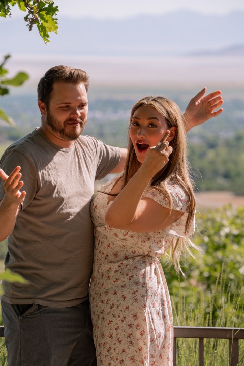 Engagement photo — Utah