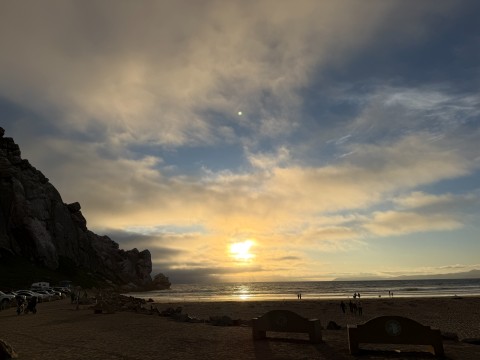 Sunset over Morro Rock