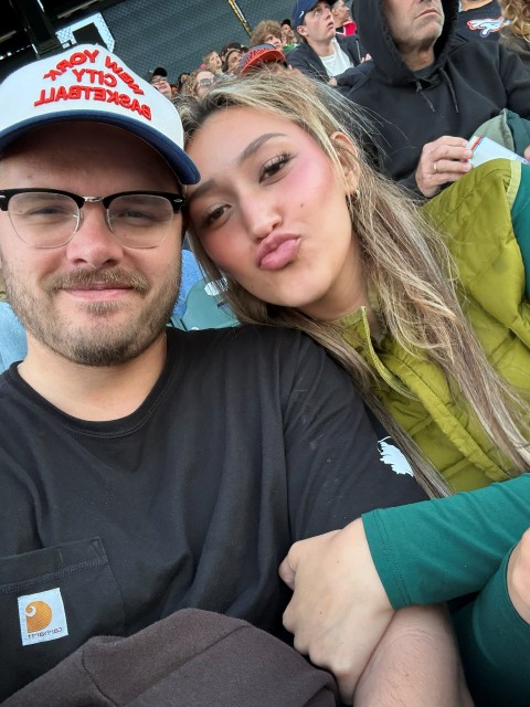 Selfie at the ballpark