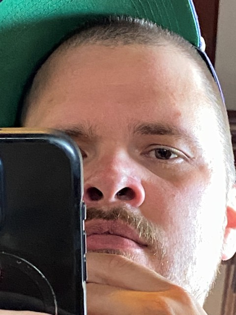 A very close-up selfie